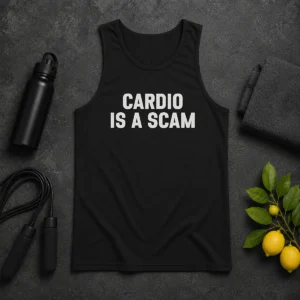 Pretty Top Cardio Is A Scam Tank Top
