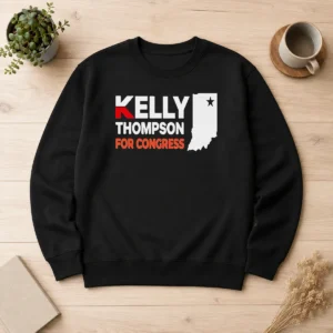 Funny Premium Kelly Thompson For Congress Garment Dyed Sweater