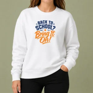 Top Back To School Motivational Vector Students And Teacher Sweater
