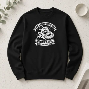 Good Original Brain Eating Bug Summer Stencil Long Sleeve Shirt