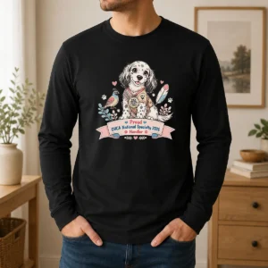 Top OHCA National Specialty 2026 Kawaii Hunting Dog Pride Long Sleeve Shirt