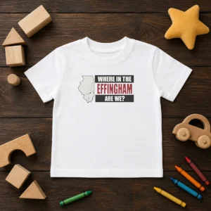 Top Where In The Effingham Are We Kids T-Shirt