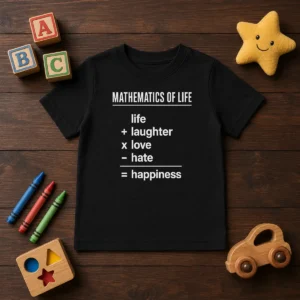 Hot Mathematics Of Life Kids T-Shirt