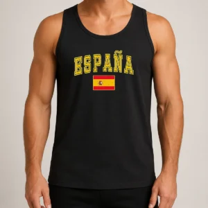 Pretty Espana Spain Flag Tank Top