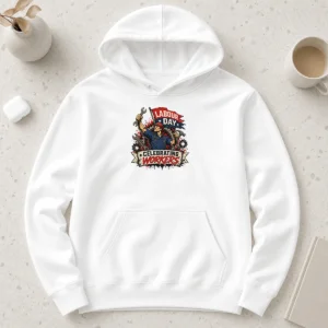 Official Awesome Labour Day Celebration Workers Pride Hoodie