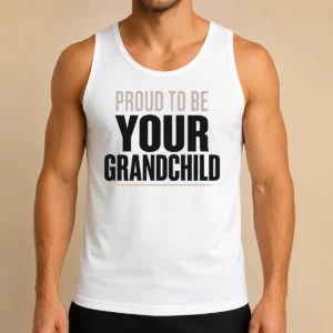 Nice Funny Grandparents Day Proud Grandchild Minimalist Tank Top