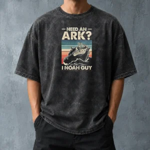 Funny Pretty I Noah Guy Washed T-Shirt