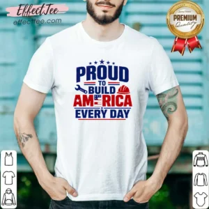 Premium Labour Day Proud American Worker Typography