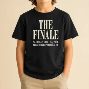 Official The Finale Saturday June 27 2026 Nissan Stadium Nashville TN Kids T-Shirt