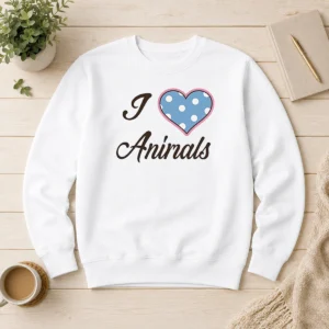 Nice I Love Animals Sweater