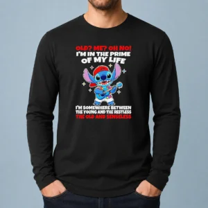 Nice Original Stitch Lilo And Stitch Old Me Oh No I'm In The Prime Of My Life Shirt - Image 6