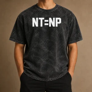 Pretty NT Equals NP Washed T-Shirt