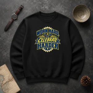 Good Labour Day Work Hard Celebrate Harder Vector Sweater