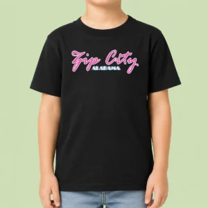Hot Premium Zip City Alabama Southern Town Kids T-Shirt