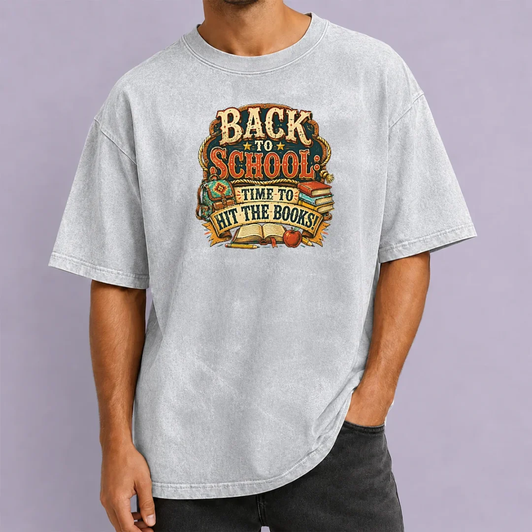 top-back-to-school-excitement-western-vintage-washed-t-shirt Top Back To School Excitement Western Vintage Washed T-Shirt