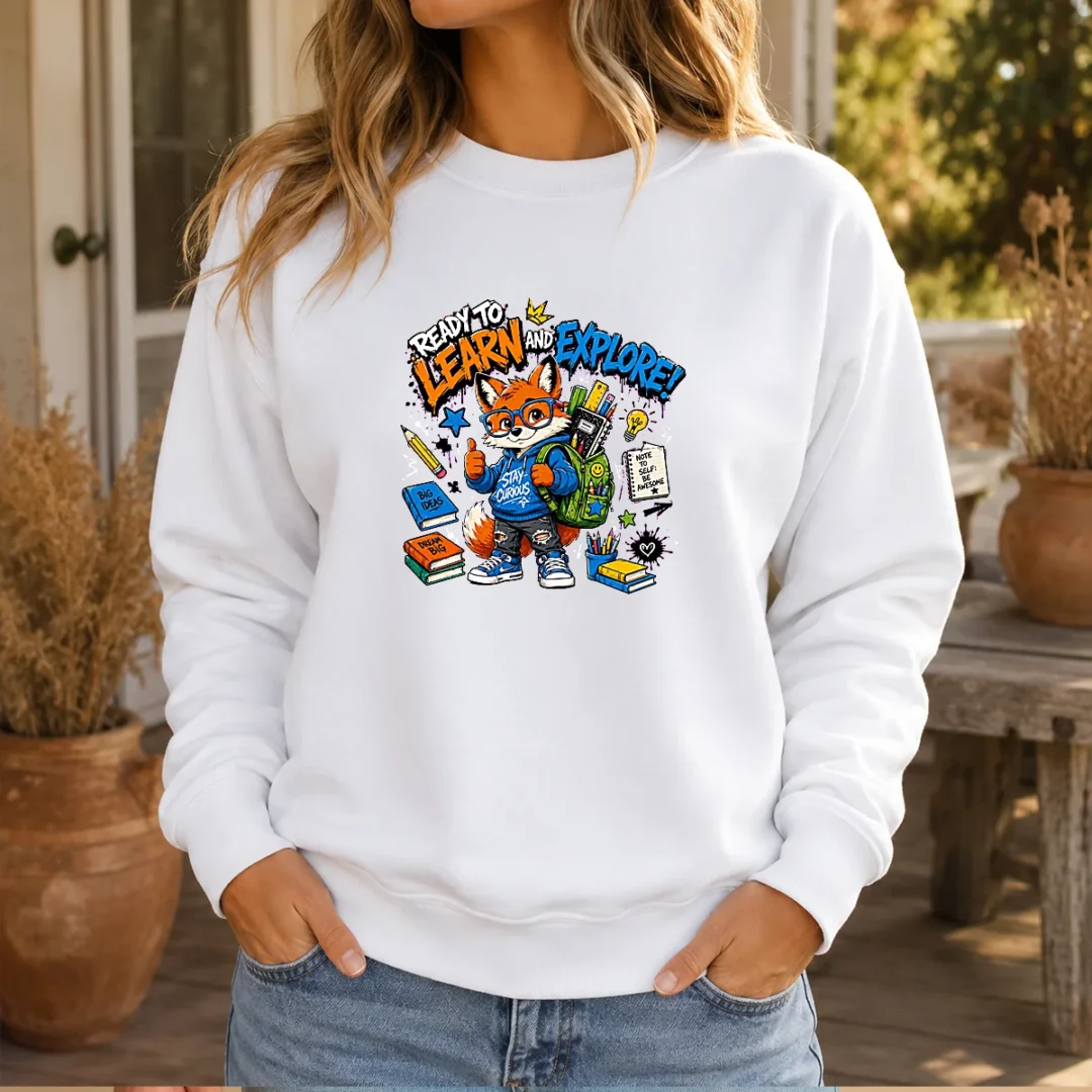 top-back-to-school-fashion-fox-sweater Top Back To School Fashion Fox Sweater