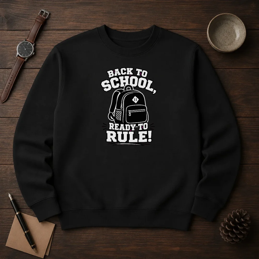 top-back-to-school-ready-to-rule-silhouette-sweater Top Back To School Ready To Rule Silhouette Sweater
