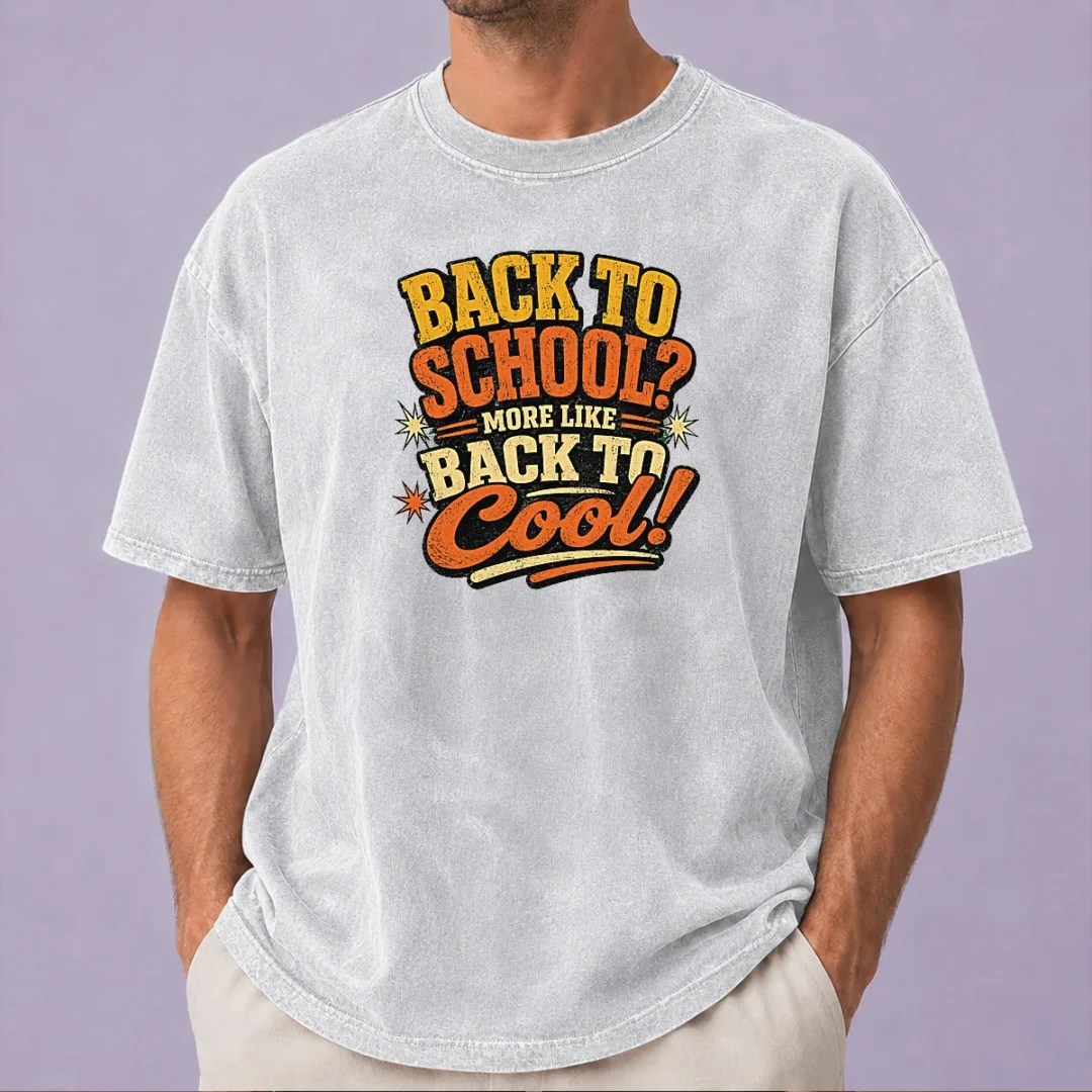 top-back-to-school-vintage-for-cool-kids-washed-t-shirt Top Back To School Vintage For Cool Kids Washed T-Shirt