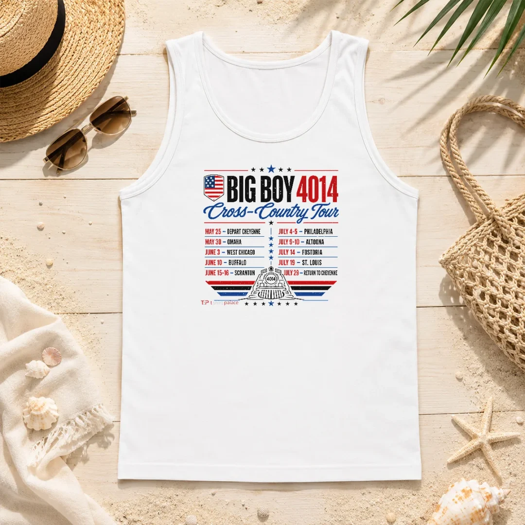 Top Big Boy 4014 Cross Country Tour Event Schedule Tank Top Top Big Boy 4014 Cross Country Tour Event Schedule Tank Top