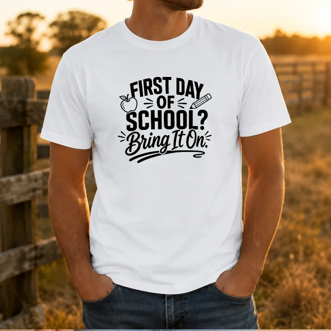 top-first-day-of-school-teacher-humor-line-art-t-shirt Top First Day Of School Teacher Humor Line Art