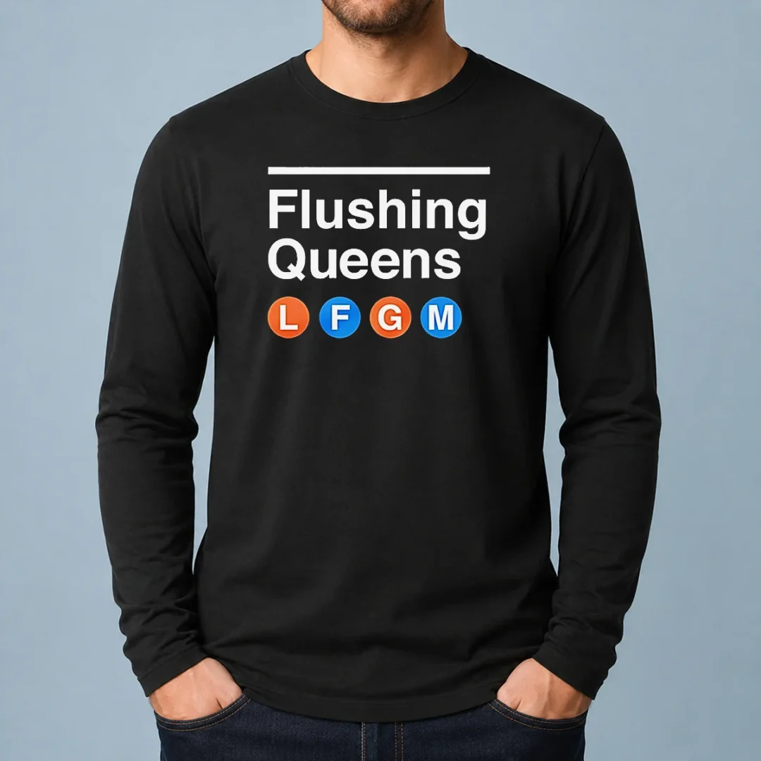 top-flushing-queens-l-f-g-m-new-york-mets-baseball-long-sleeve-shirt Top Flushing Queens L F G M New York Mets Baseball Long Sleeve Shirt