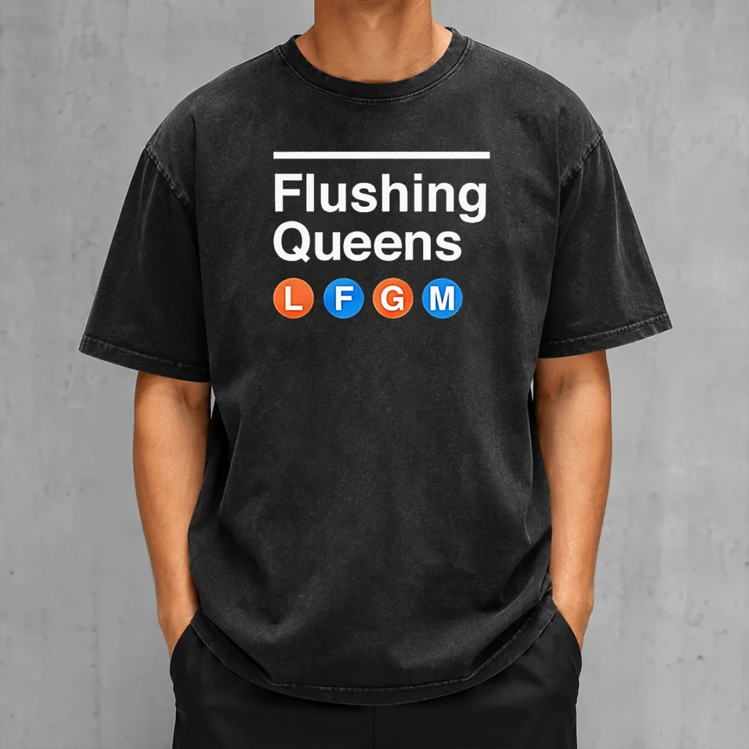 top-flushing-queens-l-f-g-m-new-york-mets-baseball-washed-t-shirt Top Flushing Queens L F G M New York Mets Baseball washed t shirt in soft cotton fabric