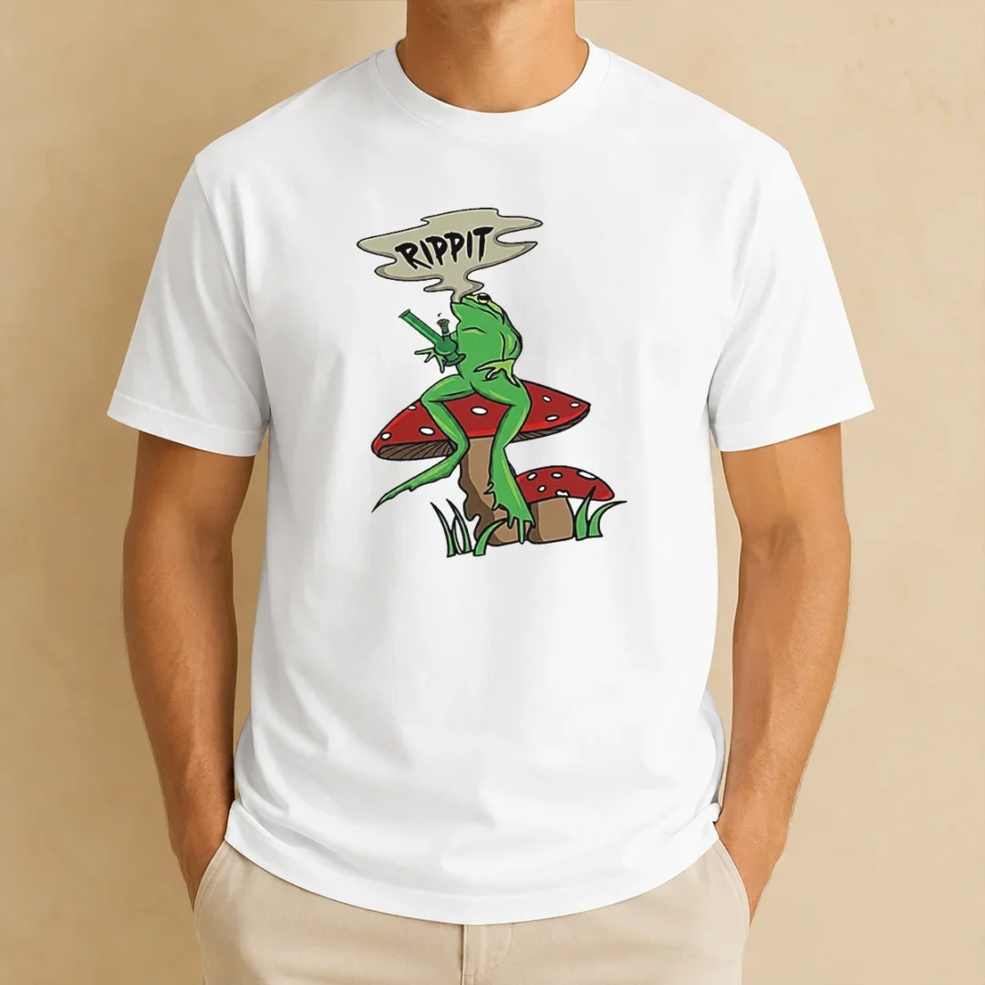 top-frog-holding-gun-rippit-t-shirt-1 Top Frog Holding Gun Rippit
