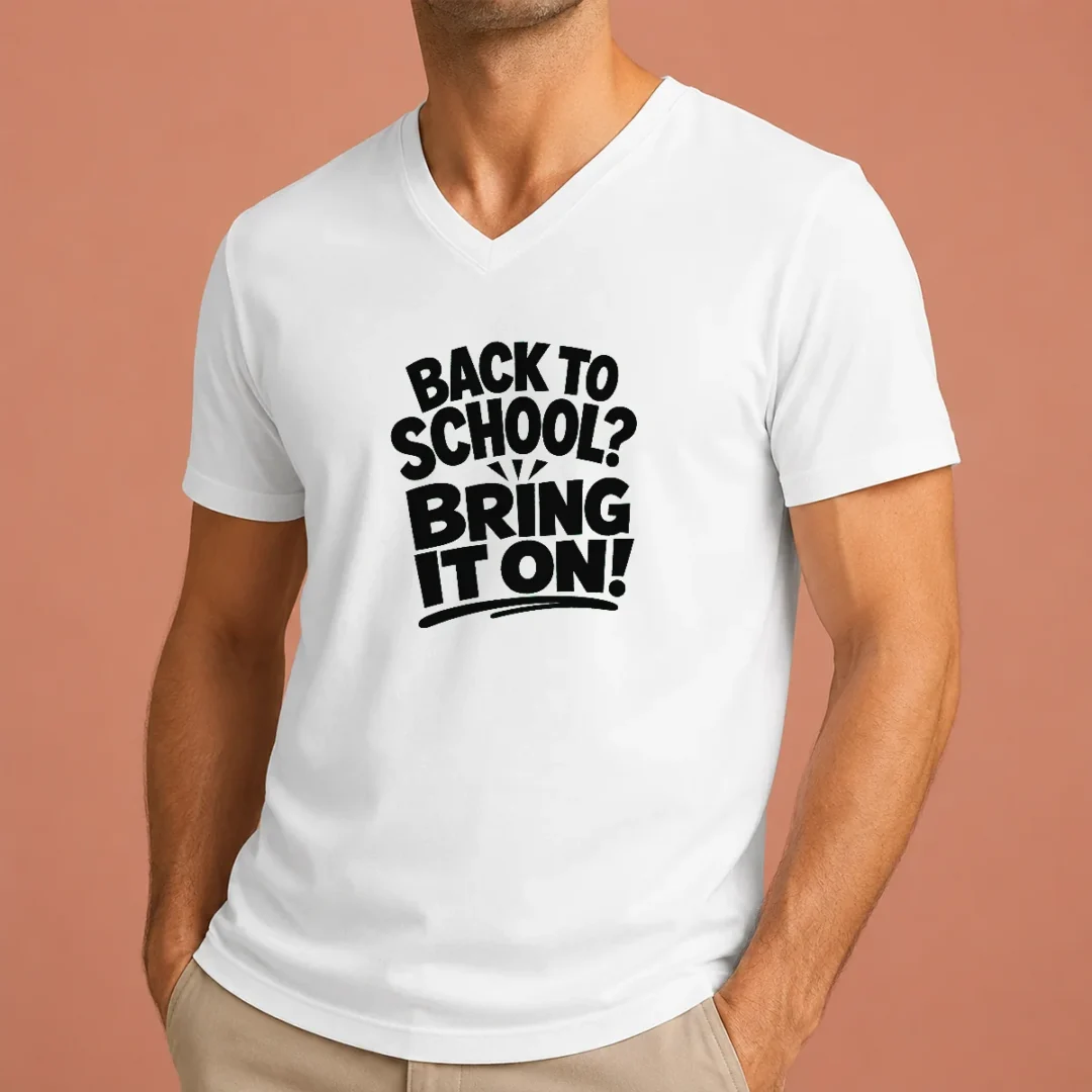 top-funny-back-to-school-silhouette-with-sassy-confidence-v-neck-shirt Top Funny Back To School Silhouette With Sassy Confidence V-Neck Shirt