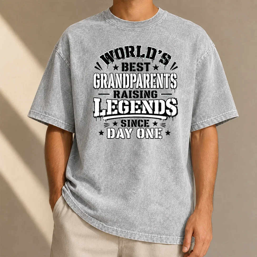 top-funny-grandparents-day-stencil-shirt-celebrating-proud-legacy-washed-t-shirt Top Funny Grandparents Day Stencil Shirt Celebrating Proud Legacy washed t shirt front view