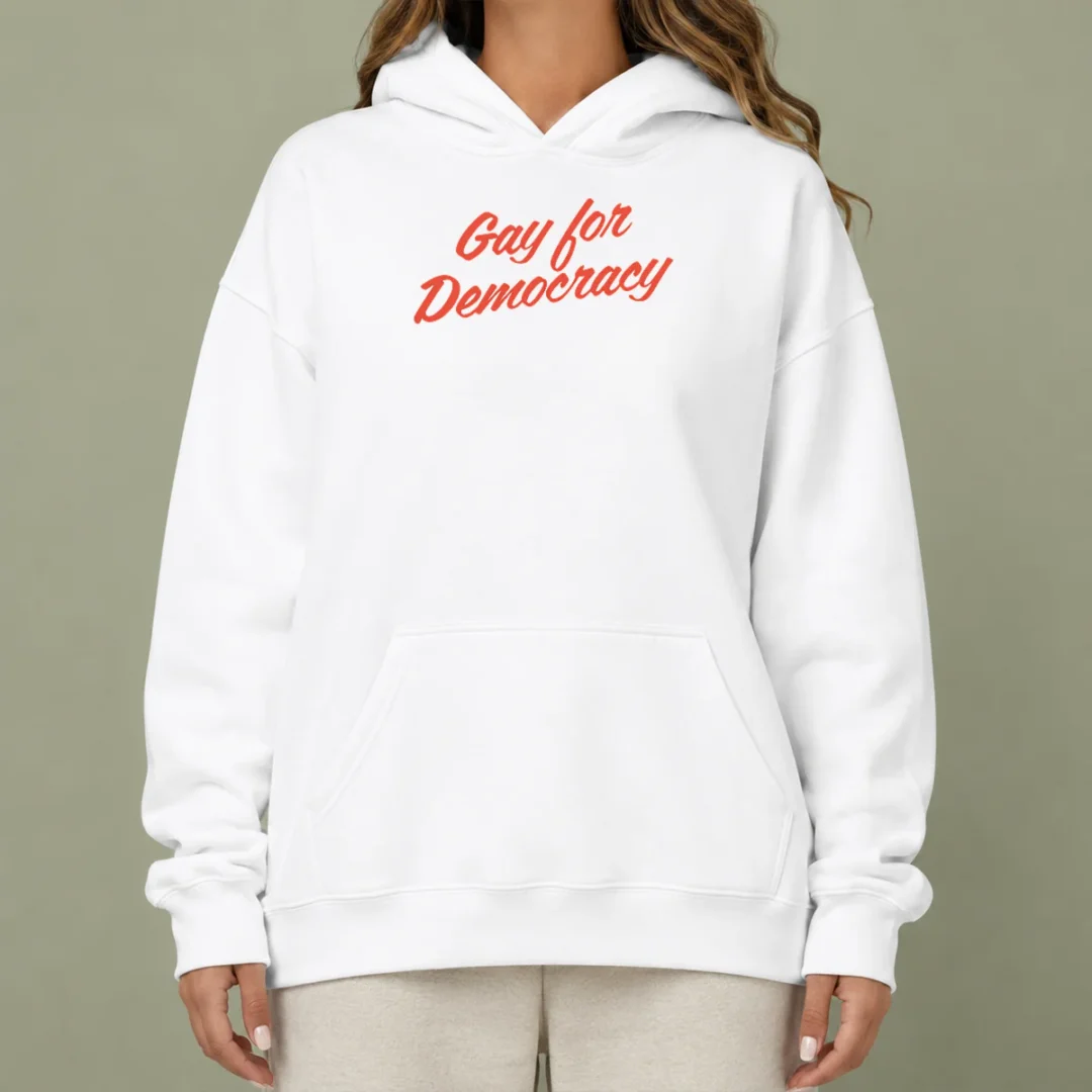 top-gay-for-democracy-hoodie Top Gay For Democracy Hoodie