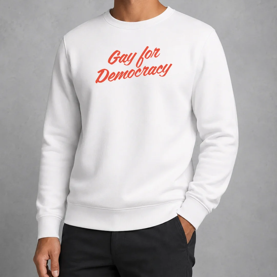 top-gay-for-democracy-sweater Top Gay For Democracy Sweater