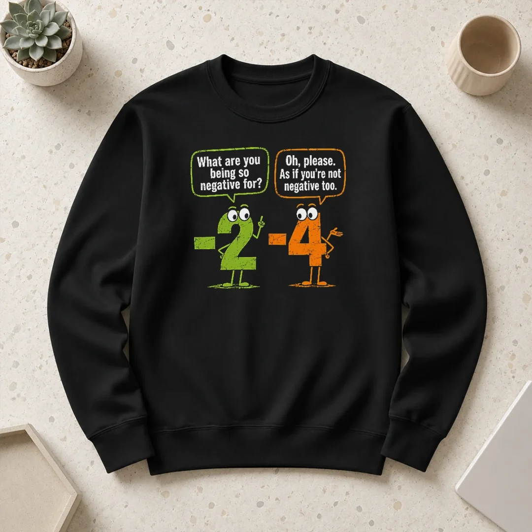 top-geek-math-numbers-2-minus-4-humor-joke-sweater Top Geek Math Numbers 2 Minus 4 Humor Joke Shirt - Image 7