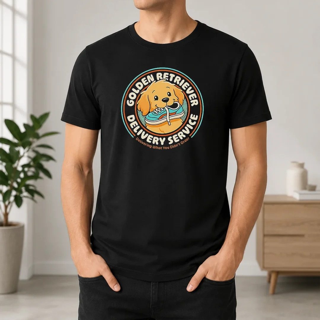 Top Golden Retriever Delivery Service t shirt Top Golden Retriever Delivery Service