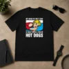 Top Good Self Love Black t shirt front view with short sleeves and round neckline