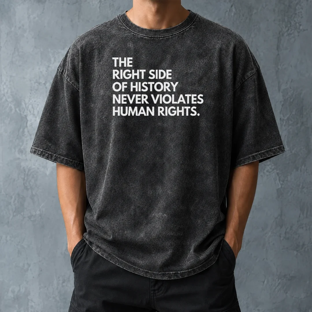 top-good-the-right-side-of-history-never-violates-human-rights-washed-t-shirt-washed-tshirt Top Good The Right Side Of History Never Violates Human Rights Washed T-Shirt