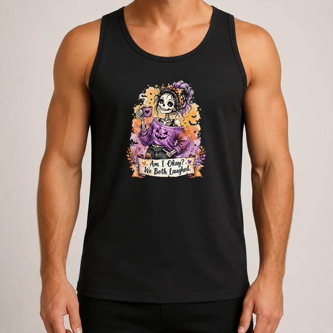 top-halloween-skeleton-girl-coffee-quote-watercolor-tank-top Top Halloween Skeleton Girl Coffee Quote Watercolor Tank Top