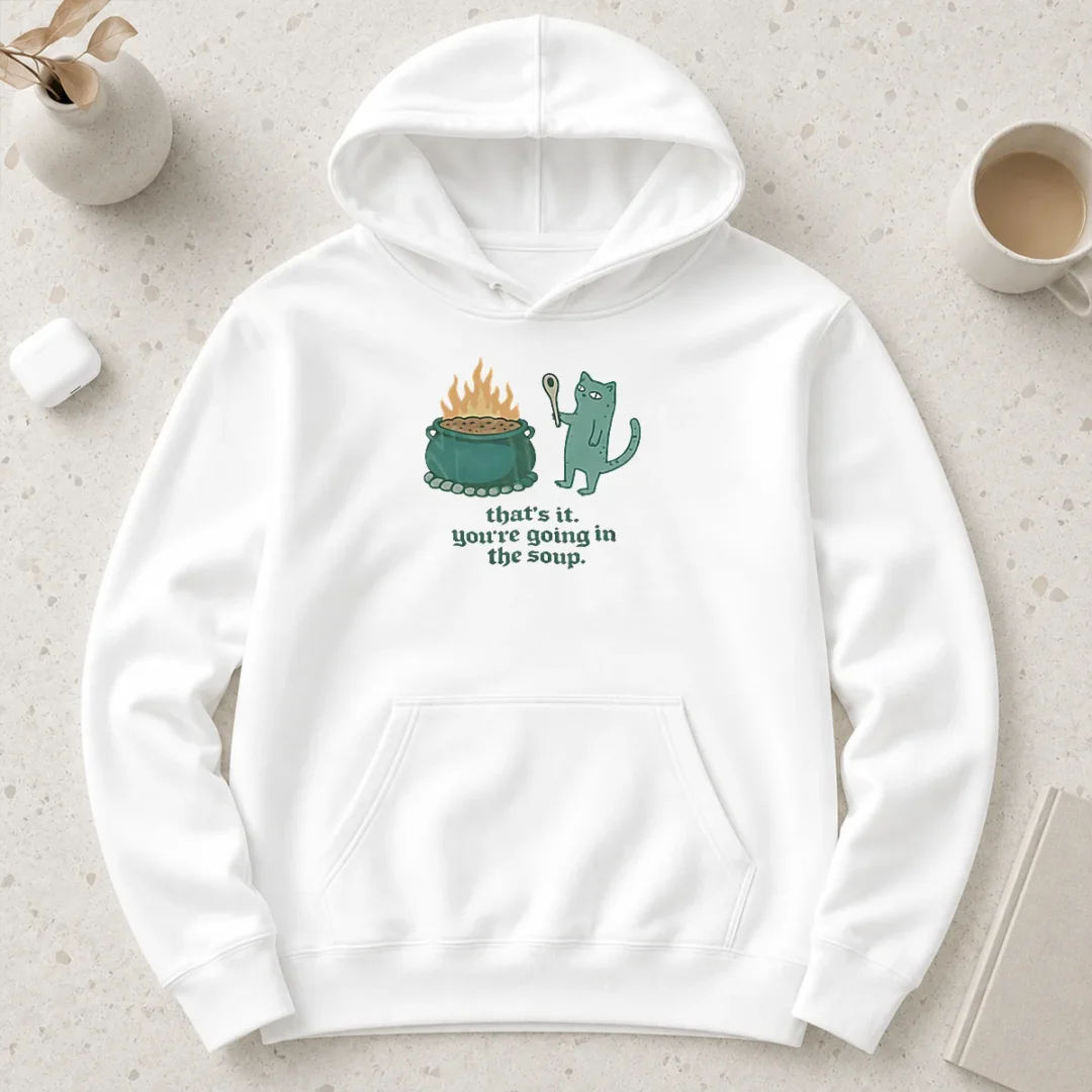 top-happy-cat-holding-spoon-next-to-cauldron-you-re-going-in-the-soup-hoodie Top Happy Cat Holding Spoon Next To Cauldron You'Re Going In The Soup Hoodie