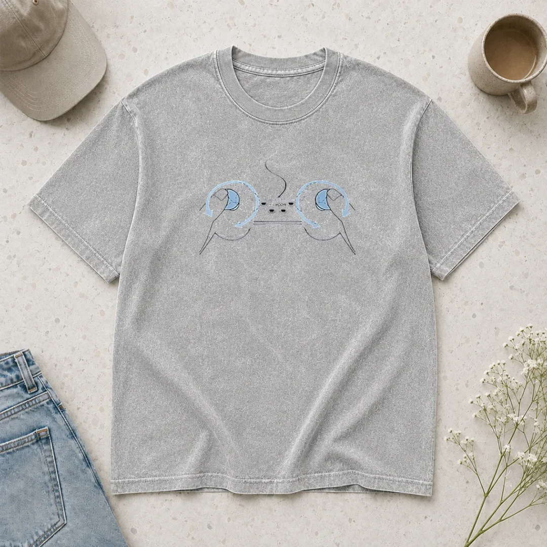top-hot-bitch-control-gaming-controller-joystick-rotation-gamer-washed-t-shirt Top Hot Bitch Control Gaming Controller Joystick Rotation Gamer printed on a comfortable washed t shirt