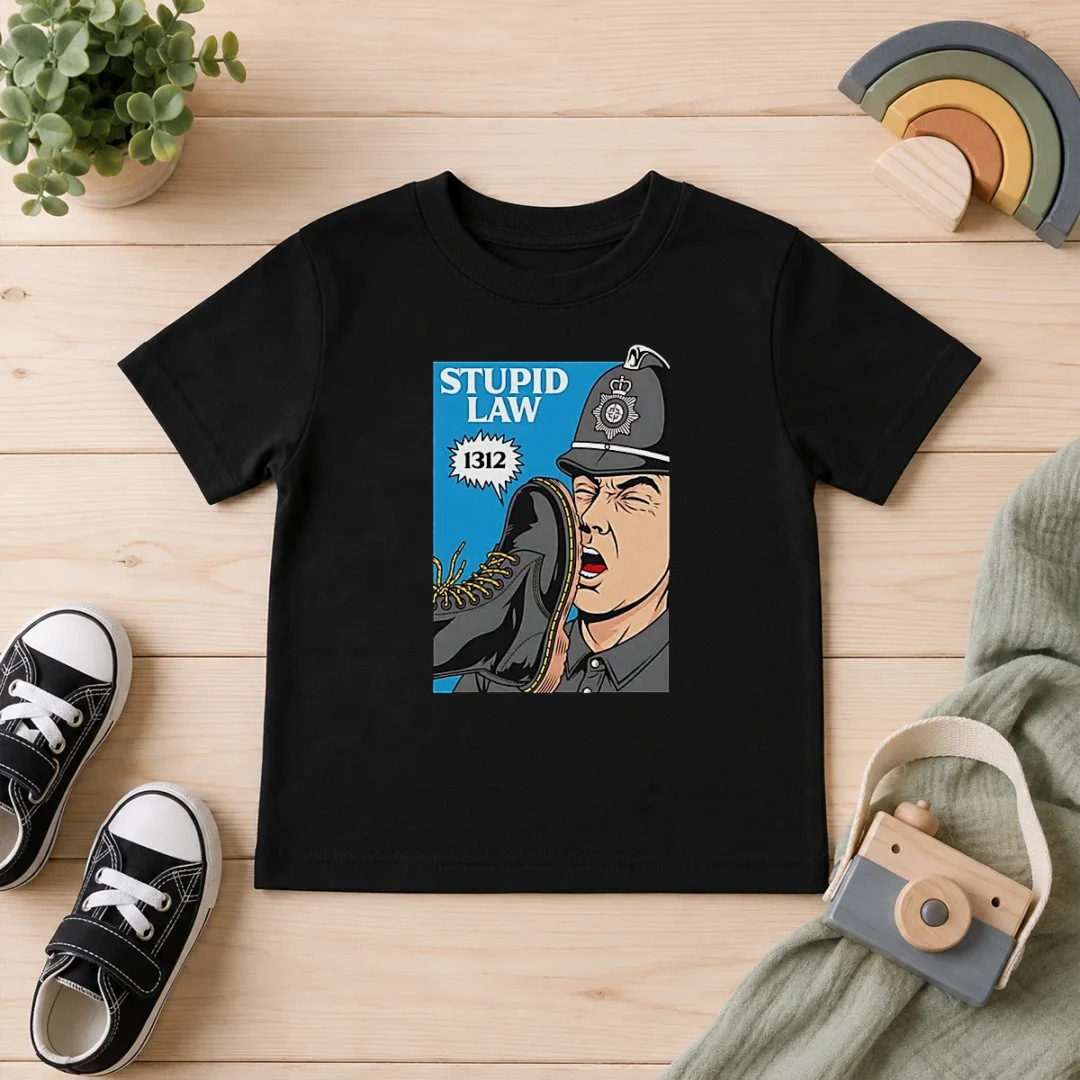top-hot-police-stupid-law-kids-t-shirt Top Hot Police Stupid Law Kids T-Shirt