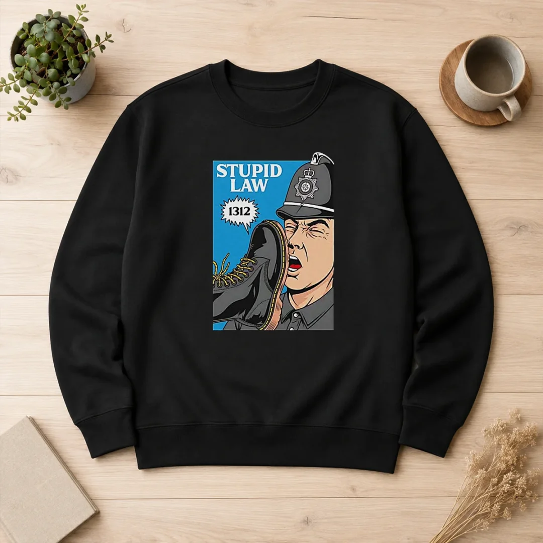 top-hot-police-stupid-law-sweater Top Hot Police Stupid Law Sweater