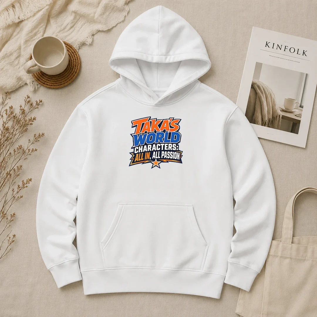 Top Hot Takas World Characters Anime Art Passion Hoodie Top Hot Takas World Characters Anime Art Passion Hoodie featuring vibrant anime character artwork on a comfortable pullover hoodie
