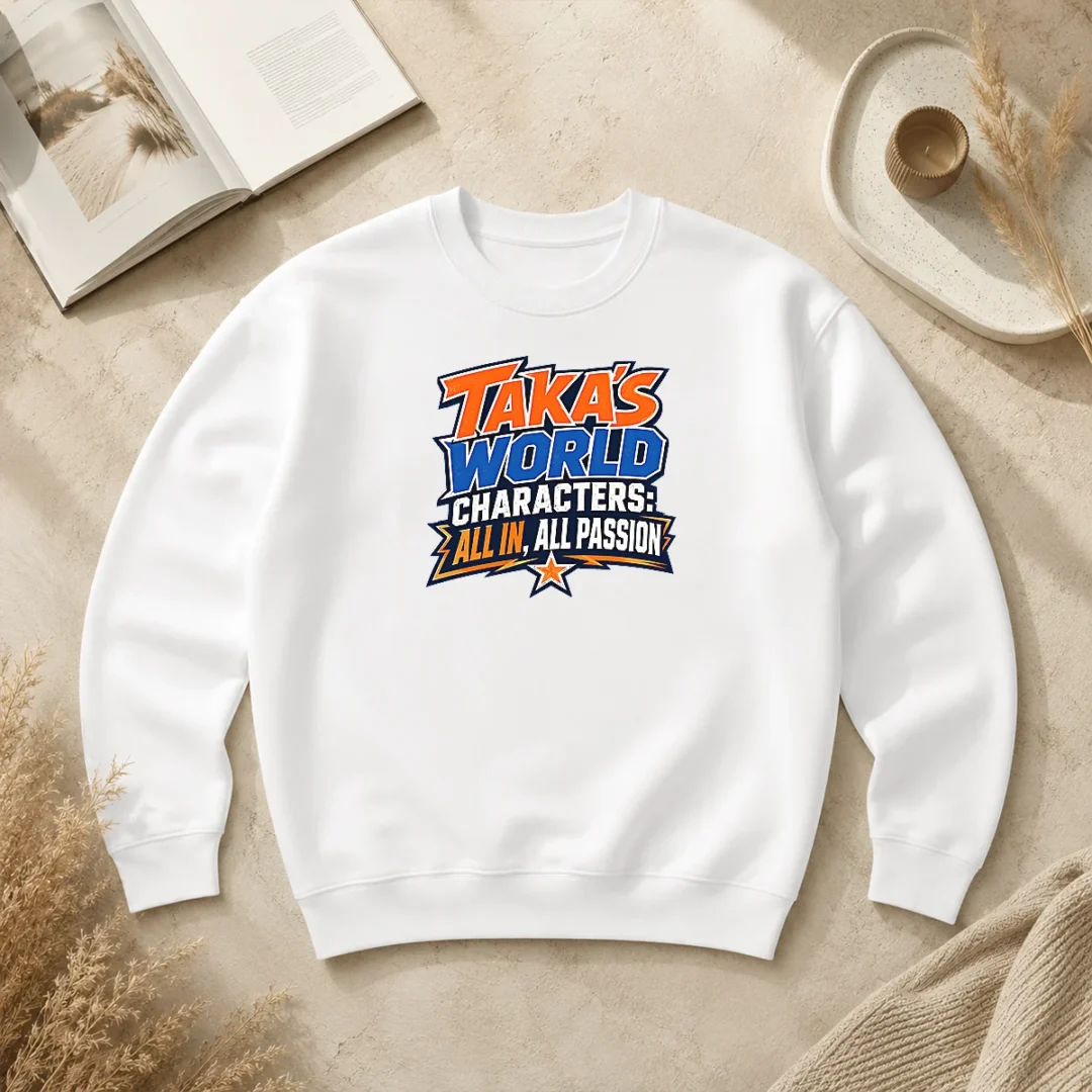Top Hot Takas World Characters Anime Art Passion Sweater Top Hot Takas World Characters Anime Art Passion Sweater