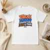 Top Hot Takas World Characters Anime Art Passion t shirt featuring vibrant anime graphic on a comfortable cotton tee
