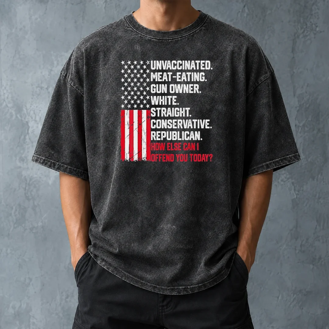 top-hot-unvaccinated-meat-eating-gun-owner-white-straight-conservative-republican-washed-t-shirt-washed-tshirt Top Hot Unvaccinated Meat Eating Gun Owner White Straight Conservative Republican Washed T-Shirt