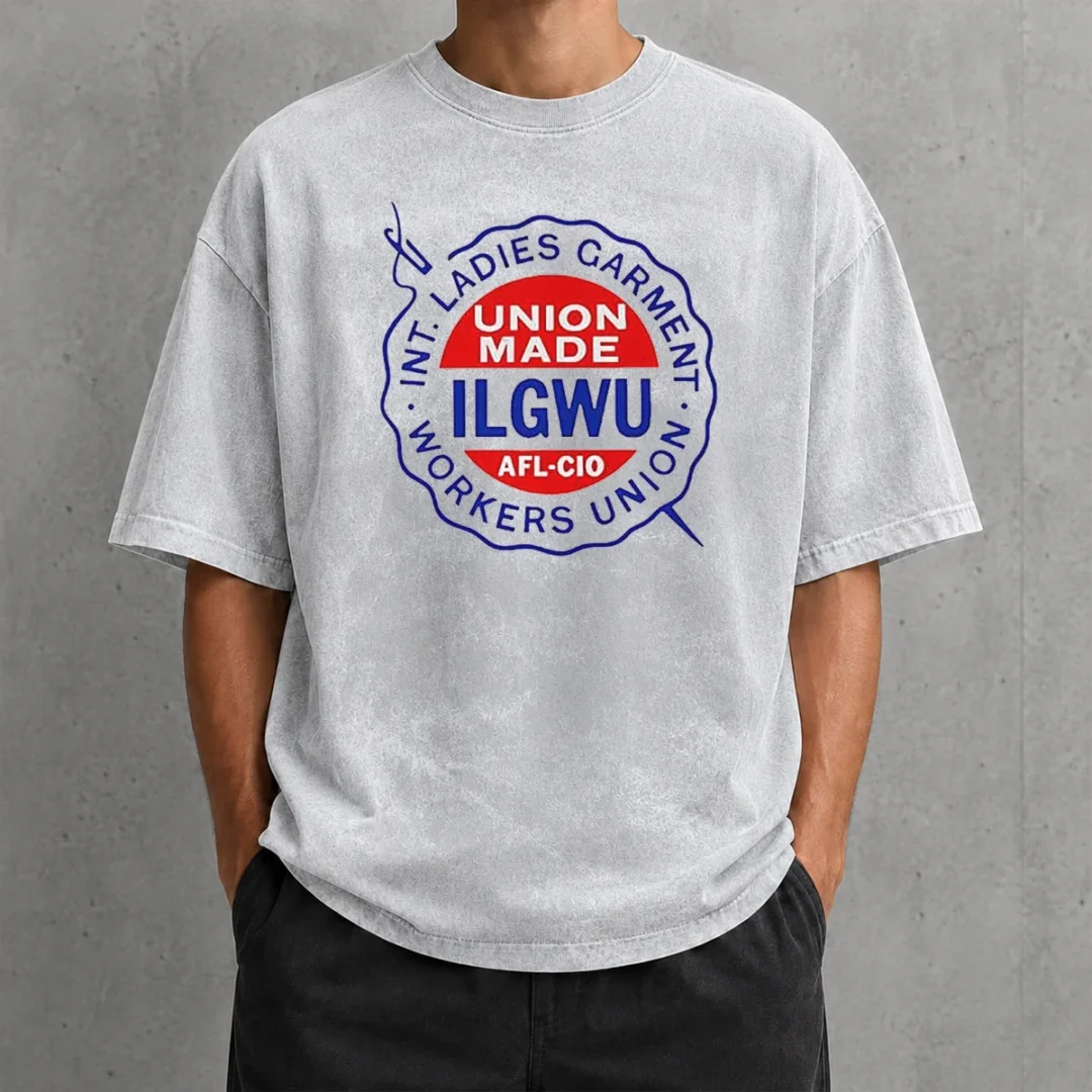 top-international-ladies-garment-workers-union-ilgwu-union-made-afl-cio-washed-t-shirt Top International Ladies Garment Workers Union ILGWU Union Made Afl Cio Washed T-Shirt