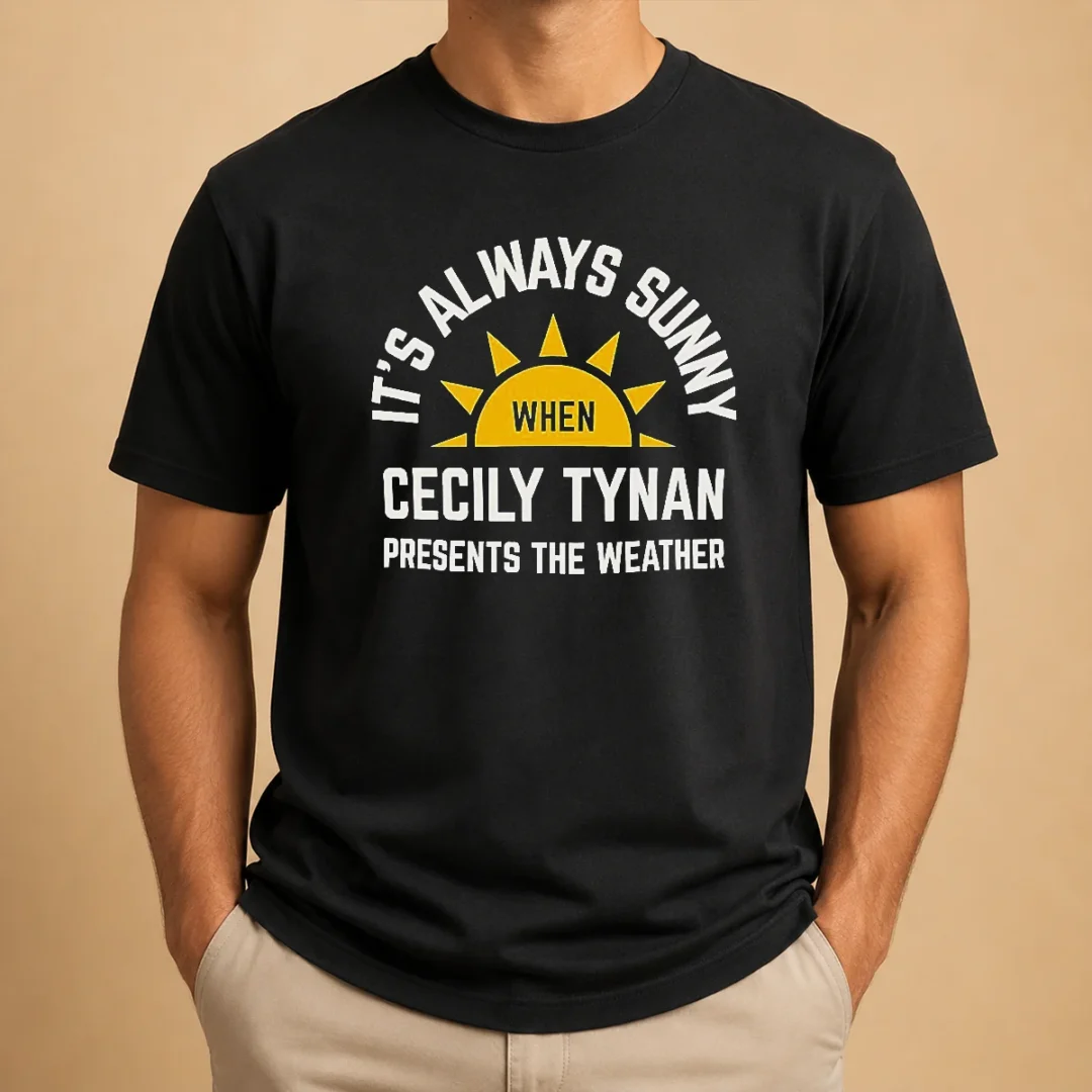 top-it-s-always-sunny-when-cecily-tynan-presents-the-weather-t-shirt Top It'S Always Sunny When Cecily Tynan Presents The Weather