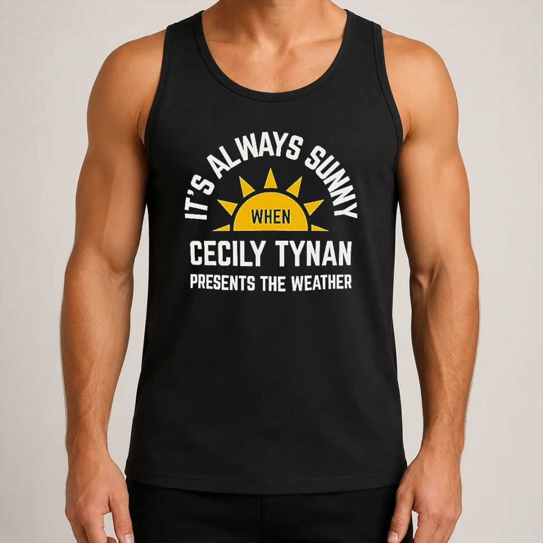 top-it-s-always-sunny-when-cecily-tynan-presents-the-weather-tank-top Top It's Always Sunny When Cecily Tynan Presents The Weather Shirt - Image 3