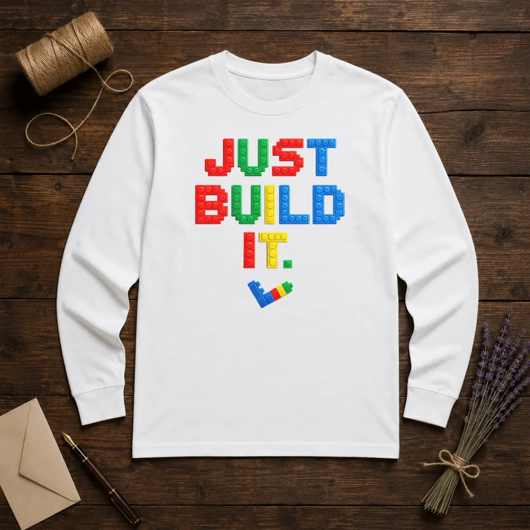 top-just-build-it-master-builder-building-block-long-sleeve-shirt Top Just Build It Master Builder Building Block Long Sleeve Shirt