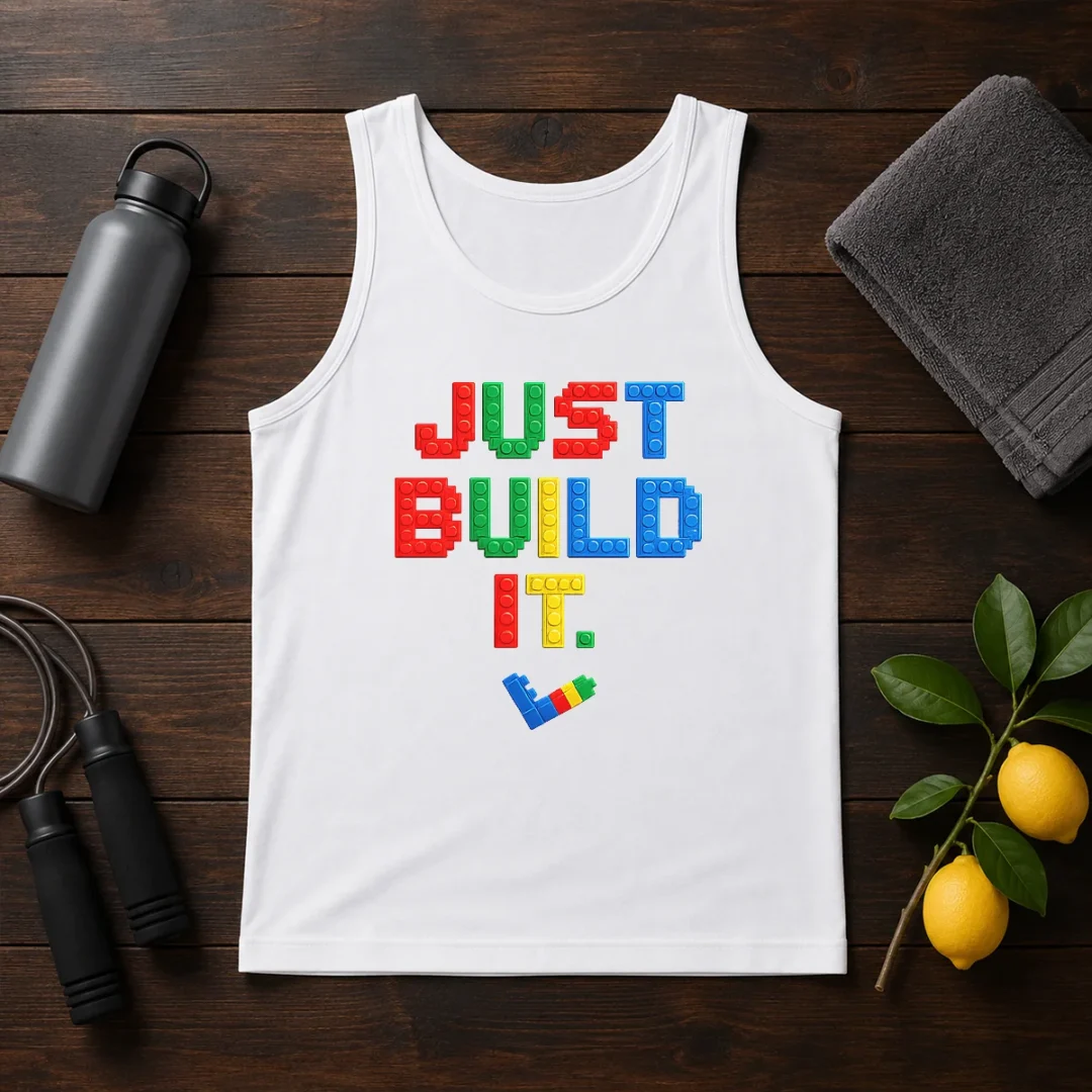 top-just-build-it-master-builder-building-block-tank-top Top Just Build It Master Builder Building Block Tank Top
