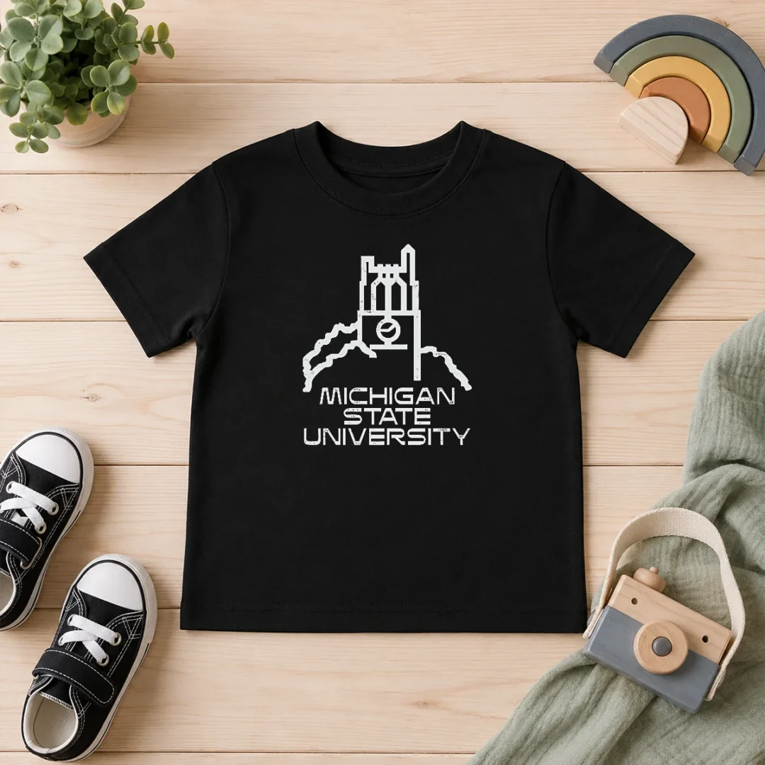 top-msu-michigan-state-university-logo-kids-t-shirt Top MSU Michigan State University Logo Kids T-Shirt